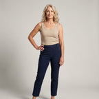 Rosie's Ribbed Cotton Built-in Bra Tank